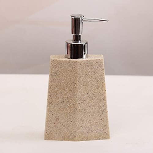 מתקן סבון HFDIG בקבוק משאבת סבון בצבע חול | שרף ה- ABS | שטיפת כלים נוזלים לשטיפת כלים מטבח אמבטיה | 200 מל | 8 סגנונות